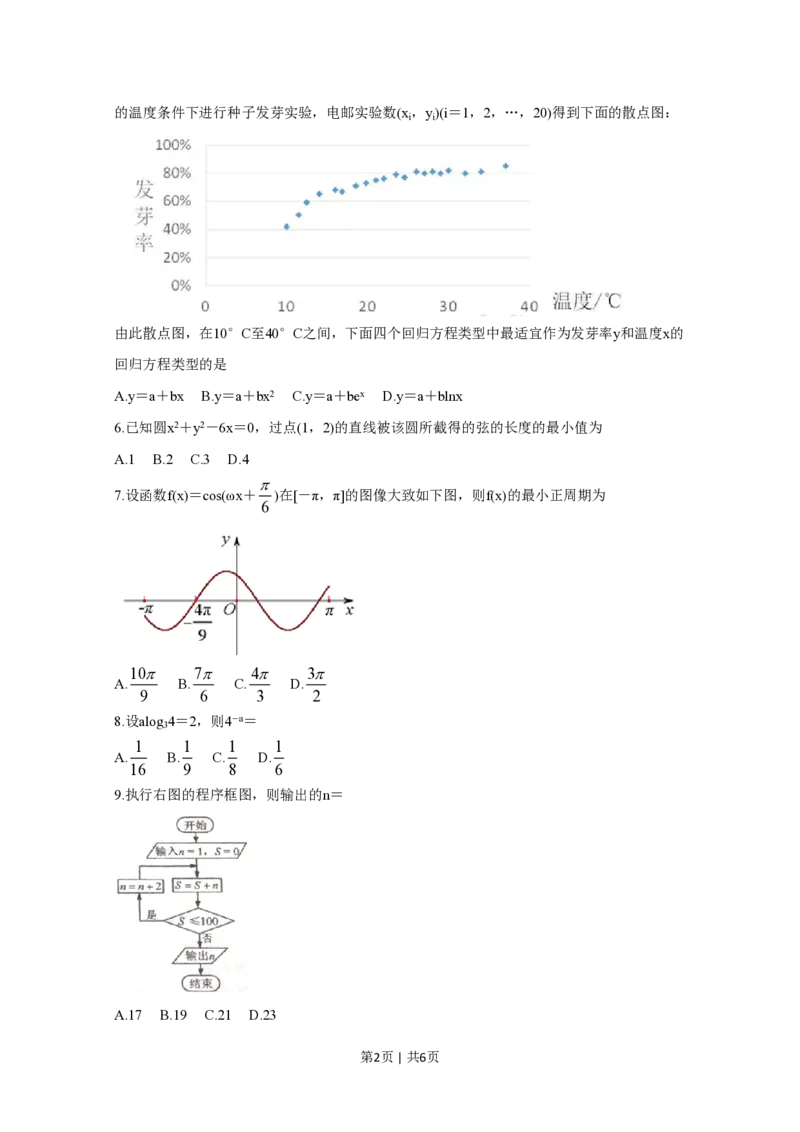 2020年高考数学试卷（文）（新课标Ⅰ）（空白卷）_历年高考真题合集_数学历年高考真题_新&middot;PDF版2008-2025&middot;高考数学真题_数学（按省份分类）2008-2025_2008-2025&middot;（河北）数学高考真题