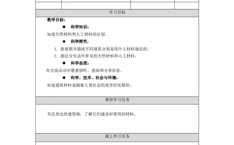 1202三年级科学(人教版)建筑中的材料-3学习任务单_三年级上下册资料_小学三年级学习资料-25年更新版_3-09、小学三年级科学上册_人教鄂教版_学习任务单