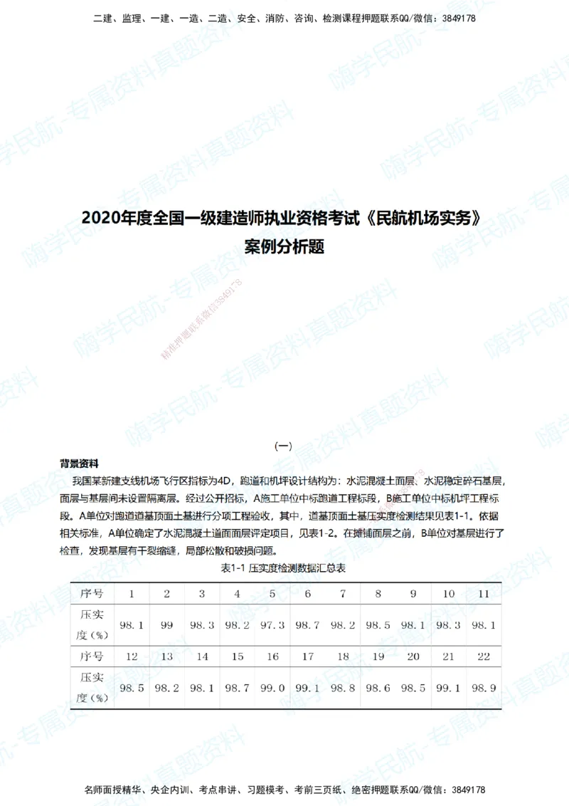 08.2025柚子老师-十年真题案例解析-2020真题案例解析_2026年一级建造师_2026年一建民航_2025年一建民航SVIP_03-习题精析✿实战特训✿模考通关_09-民航《十年真题解析》柚子HX_讲义