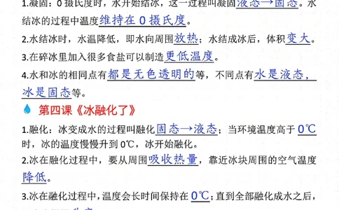 三上科学全册必考重点归纳_3年级小红书最新热门资料