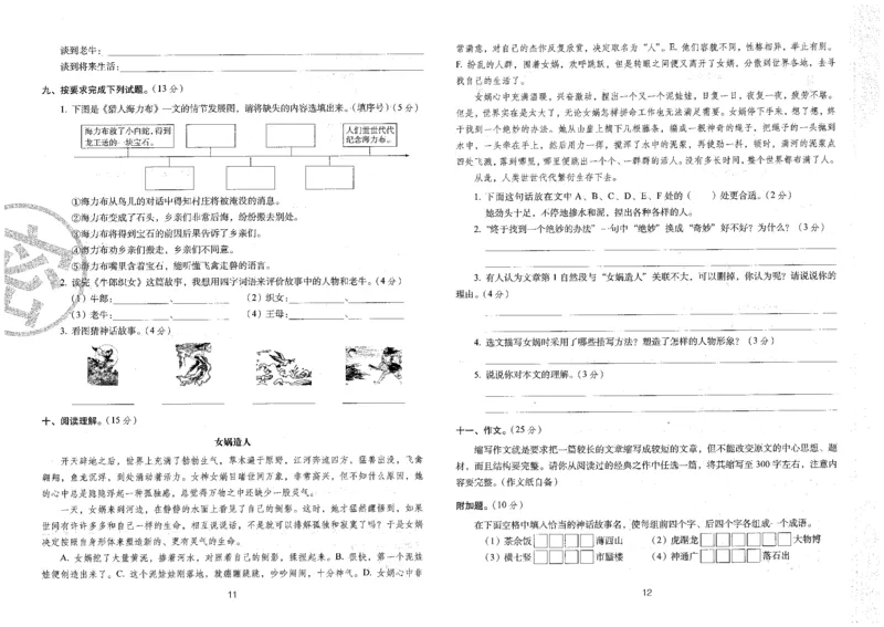 五上语文期末冲刺卷（24秋）_2024年人教版小学数学一二三四五六年级上册下册期中期末试a0747_小学全科《同步练习+精品试卷》打包下载（1-6年级单元月考期中期末试卷）_期末总复习