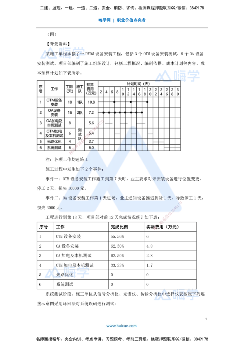 10.2025杨鹏-五年真题解析-2021年真题-案例分析题2_2026年一级建造师_2026年一建通信_2025年一建通信SVIP_03-习题精析✿实战特训✿模考通关_01-通信《五年真题解析》杨鹏HX_讲义