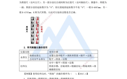 02.2025吴长春-名师精讲通关-第1章（1）测量仪器使用及测量要求_2026年一级建造师_2026年一建水利_2025年一建水利SVIP_02-基础精讲✿高端面授✿深度强化_讲义