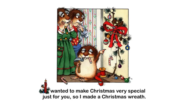 22.MerryChristmasmomanddad_Frank（小毛怪）老师爆笑阅读单词课（50个故事3000词）_小炸毛爆笑故事单词课课件