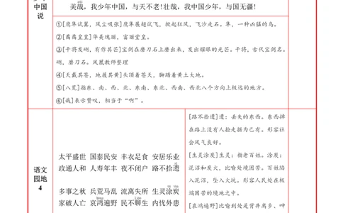 ❤25秋五语上必背内容+默写表2025年9月_1-6语文上必背和默写