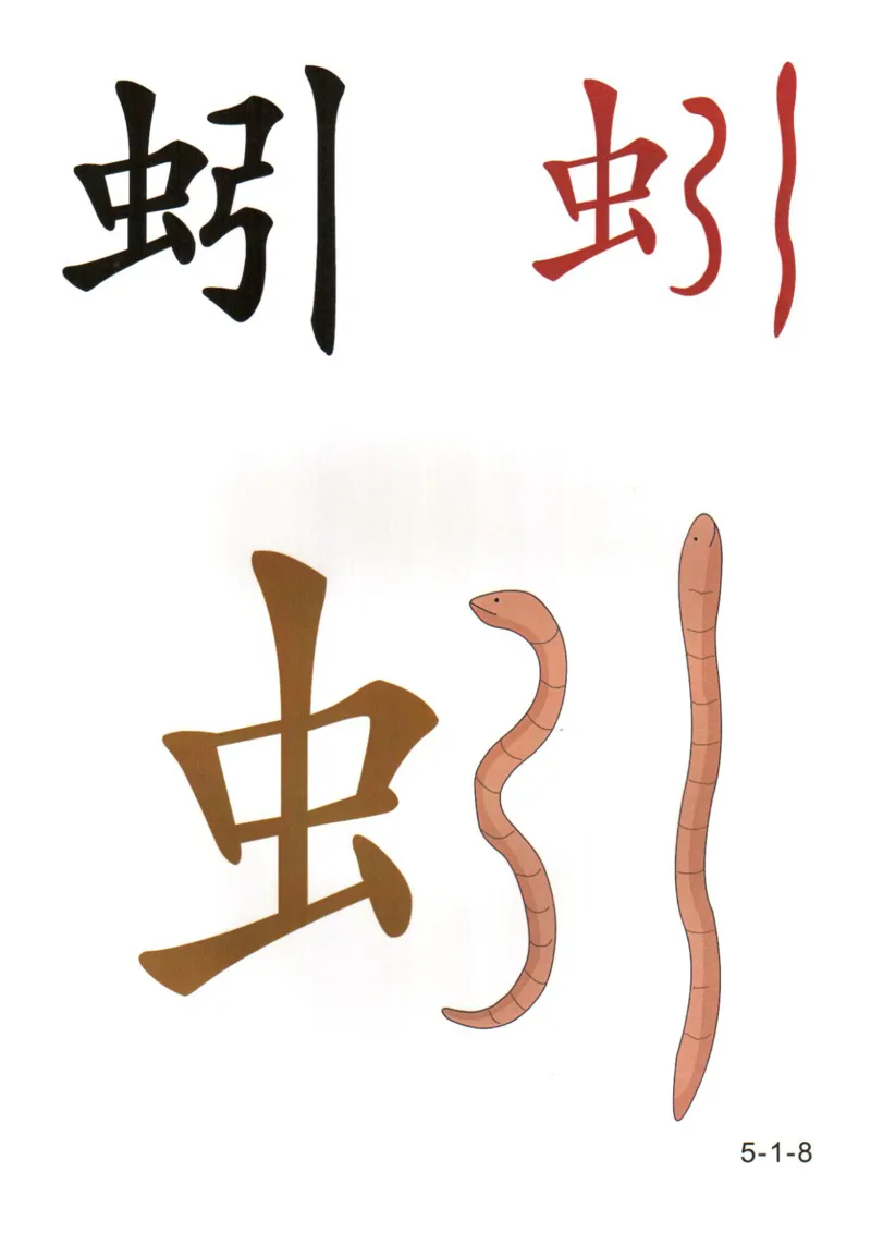 识字看图识字记忆闪卡-第五集_语文专项(1)