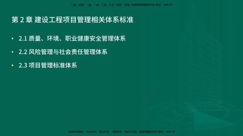 25年一建《项目管理》精讲第2章讲义在线版_2026年一级建造师_2026年一建管理_2025年一建管理SVIP_02-基础精讲✿高端面授✿深度强化_27-管理《教材精讲班》陈伟YL