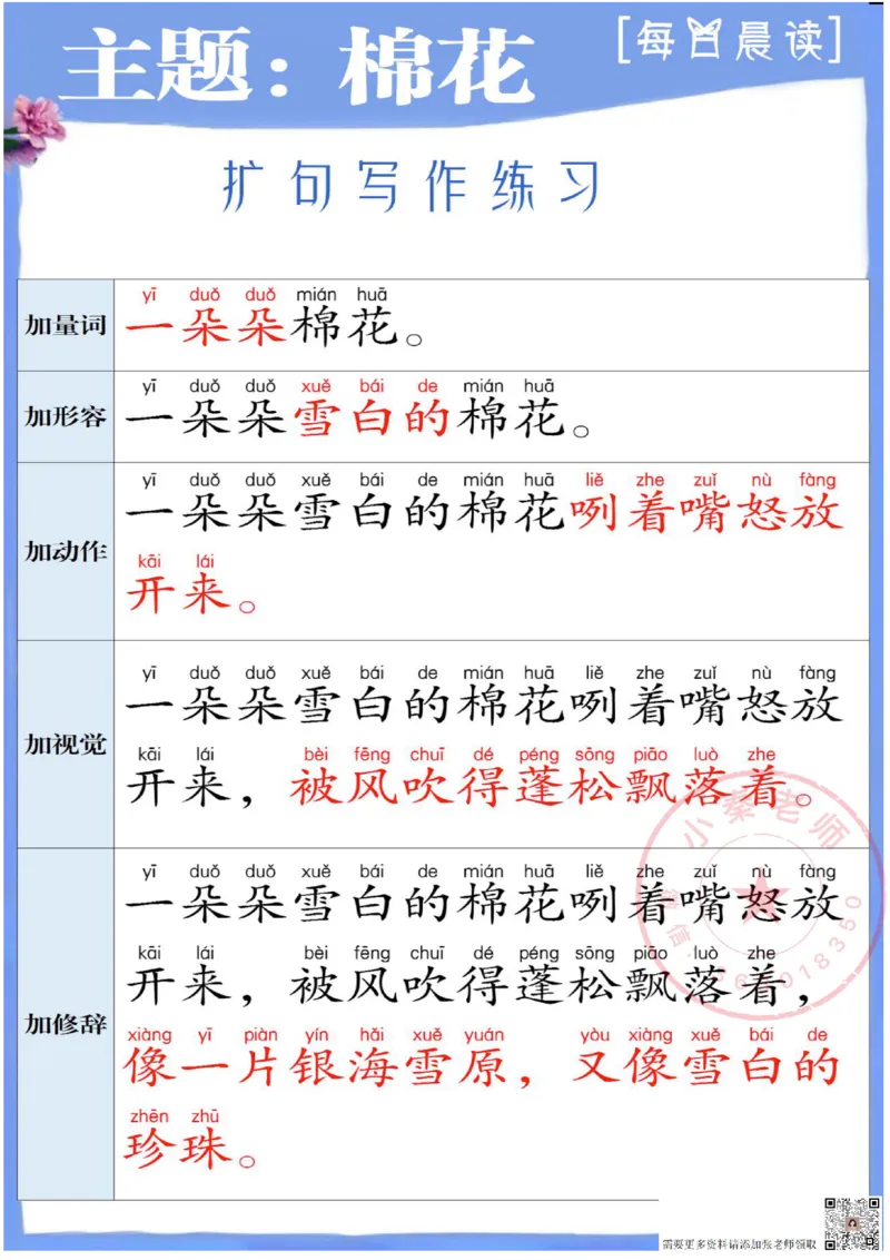 1_1_3_每日晨读-扩句写作练_一年级上下册资料_一年级上册小红书同款资料_一年级上册资料