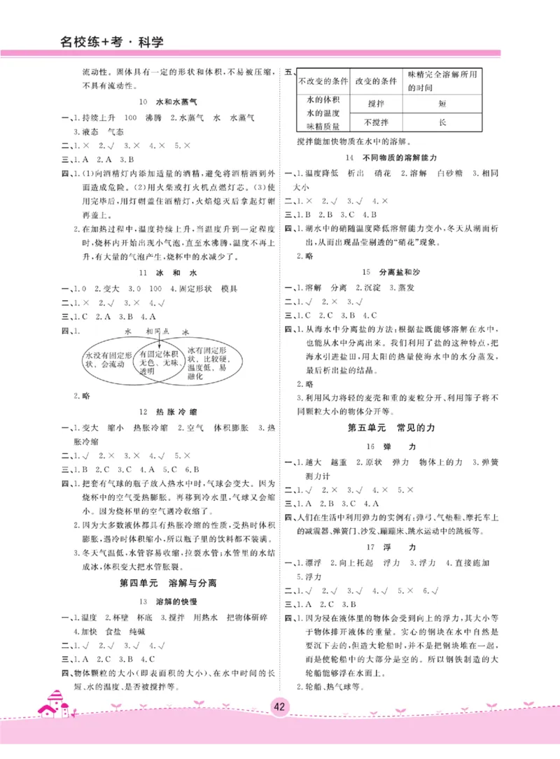 名校练+考三年级上册科学冀人版_2024年人教版小学数学一二三四五六年级上册下册期中期末试a0747_小学全科《同步练习+精品试卷》打包下载（1-6年级单元月考期中期末试卷）_小学科学