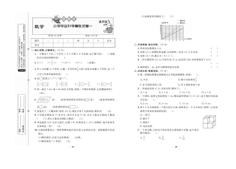 小升初必备总复习数学_2024年人教版小学数学一二三四五六年级上册下册期中期末试a0747_小学全科《同步练习+精品试卷》打包下载（1-6年级单元月考期中期末试卷）_小升初中总复习