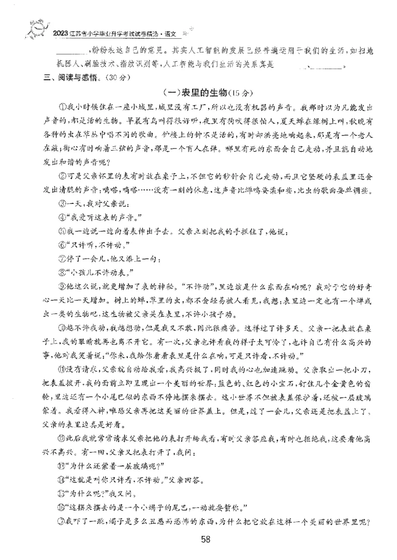 备考2024-江苏省小学语文毕业试卷精选（春雨）_2024年人教版小学数学一二三四五六年级上册下册期中期末试a0747_小学全科《同步练习+精品试卷》打包下载（1-6年级单元月考期中期末试卷）