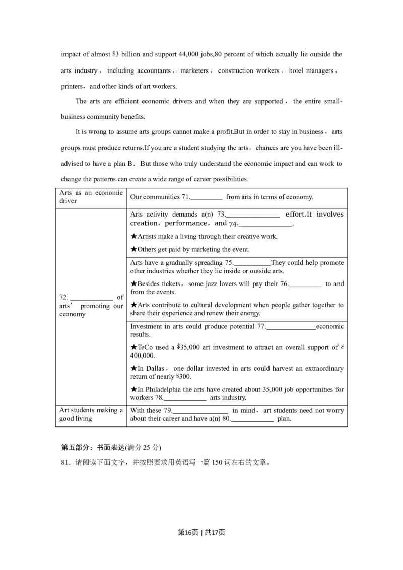 2018年高考英语试卷（江苏）（空白卷）_英语历年高考真题_新&middot;Word版2008-2025&middot;高考英语真题_英语（按年份分类）2008-2025_2018&middot;高考英语真题