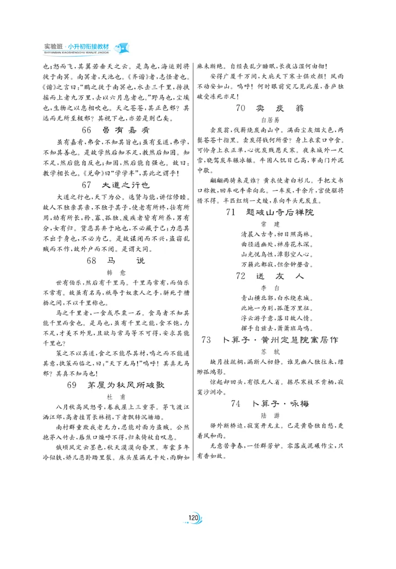 实验班小升初衔接语文_2024年人教版小学数学一二三四五六年级上册下册期中期末试a0747_小学全科《同步练习+精品试卷》打包下载（1-6年级单元月考期中期末试卷）_小升初中总复习