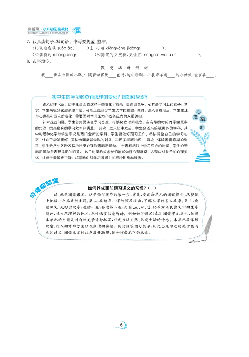 实验班小升初衔接语文_2024年人教版小学数学一二三四五六年级上册下册期中期末试a0747_小学全科《同步练习+精品试卷》打包下载（1-6年级单元月考期中期末试卷）_小升初中总复习