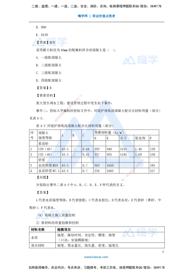 08.2025马丽娜-3D实景通关-第1章（7）水工建筑材料2_2026年一级建造师_2026年一建水利_2025年一建水利SVIP_02-基础精讲✿高端面授✿深度强化_20-水利《实景精讲通关》马丽娜HX_讲义