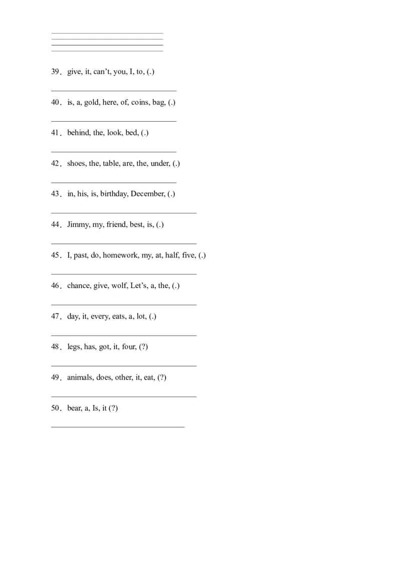 Joinin外研剑桥英语2022-2023学年四年级下册句子易错题专项（含解析）_上册_四年级英语-外研社剑桥_四年级英语（下）-外研社剑桥joinin版_15-四年级下册专项练习