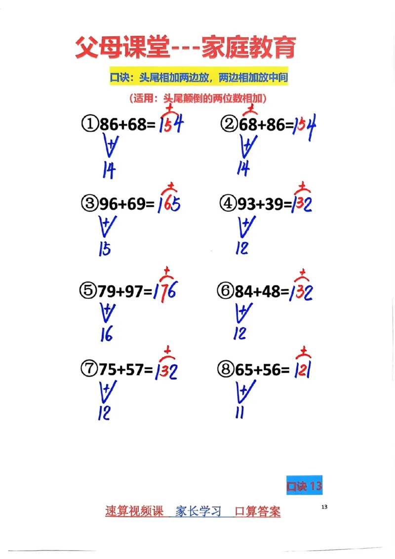 1_速算家长版2_小学全网线上同款资料_36号文件速算_速算