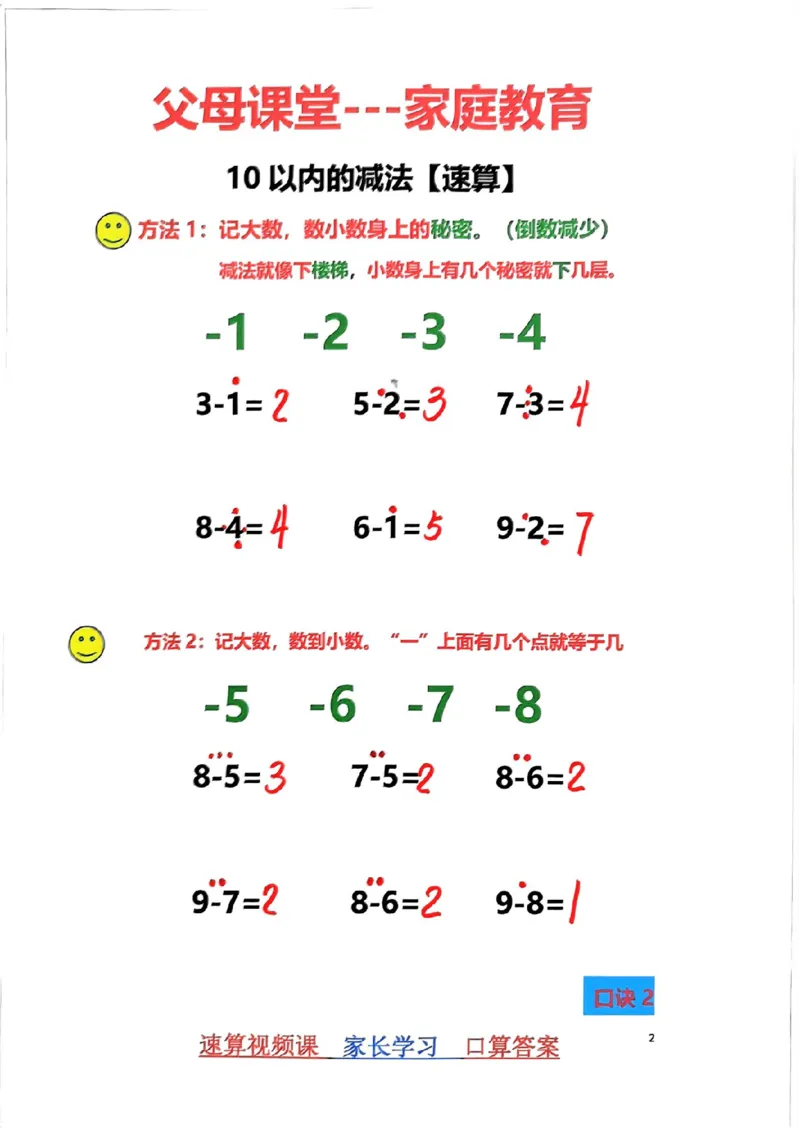 1_速算家长版2_小学全网线上同款资料_36号文件速算_速算