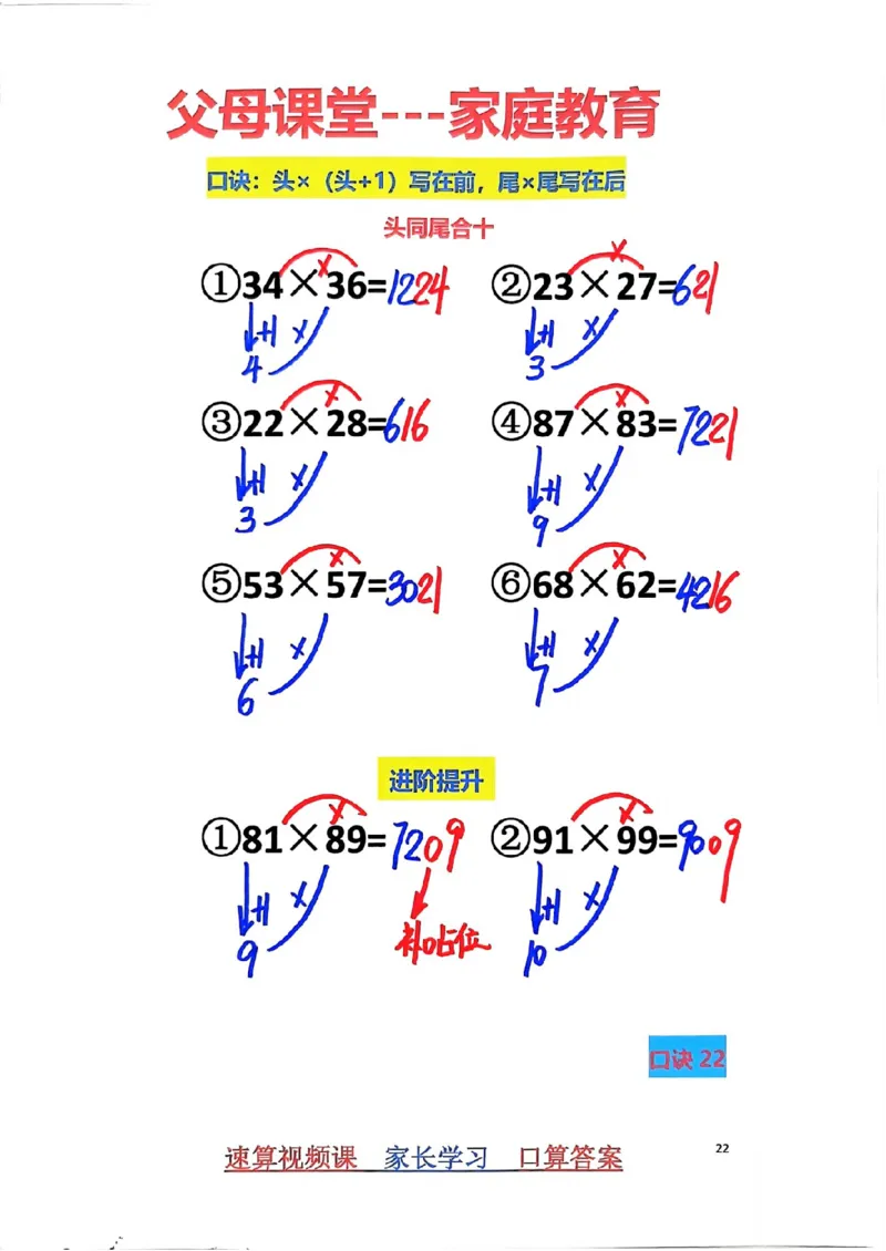 1_速算家长版2_小学全网线上同款资料_36号文件速算_速算