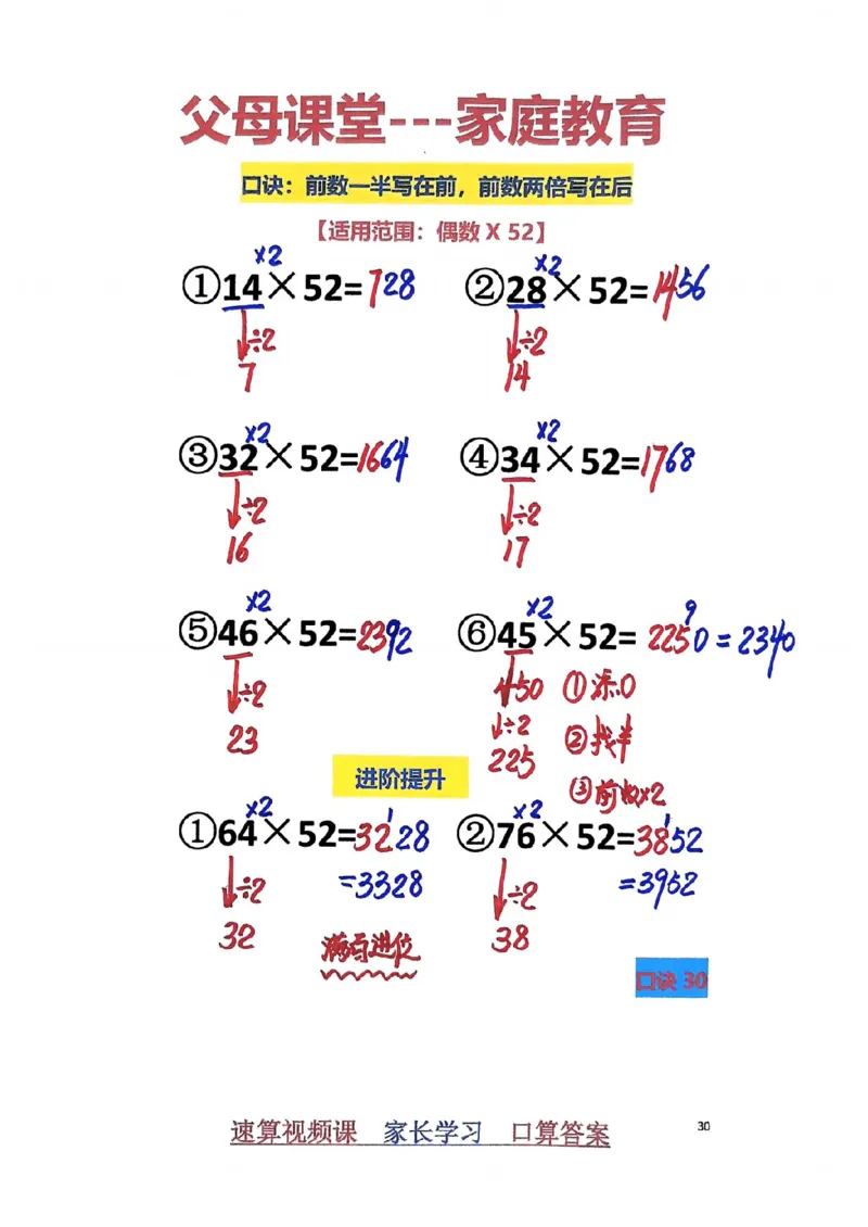 1_速算家长版2_小学全网线上同款资料_36号文件速算_速算
