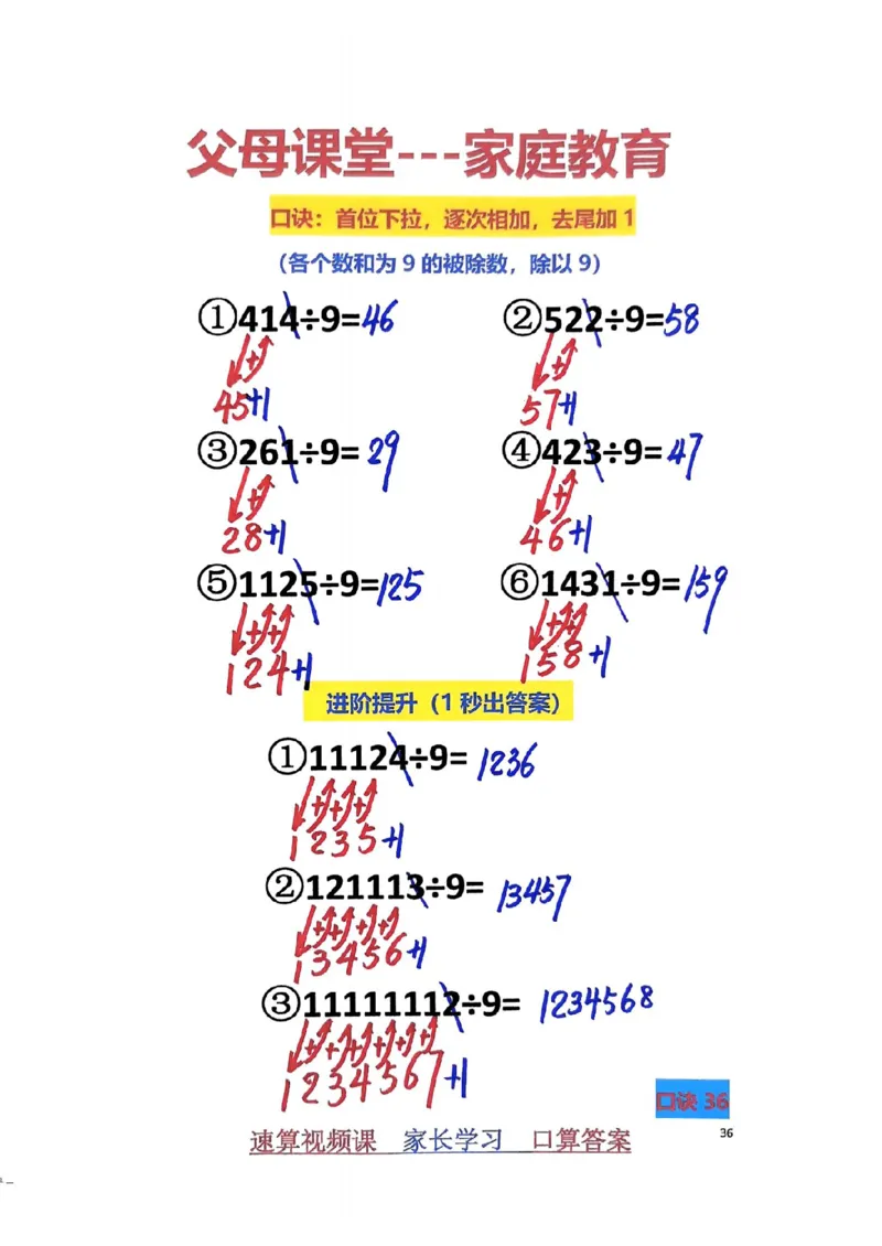1_速算家长版2_小学全网线上同款资料_36号文件速算_速算