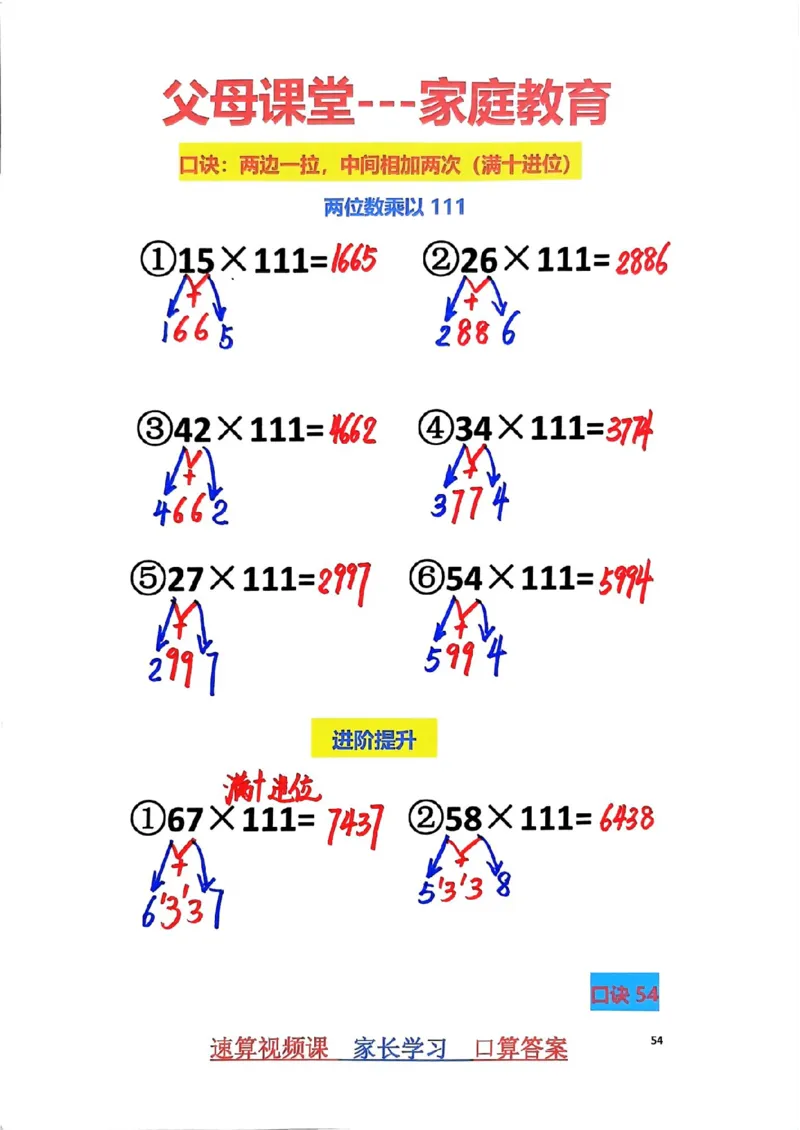 1_速算家长版2_小学全网线上同款资料_36号文件速算_速算