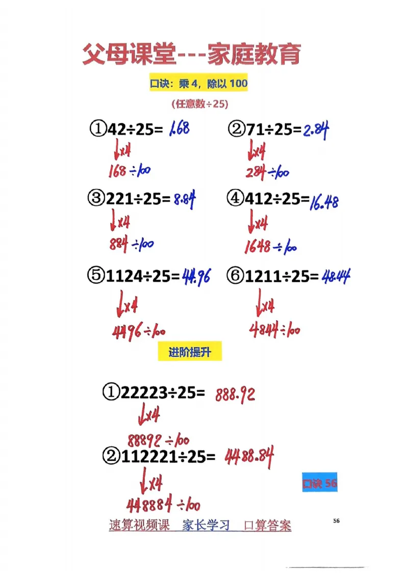 1_速算家长版2_小学全网线上同款资料_36号文件速算_速算