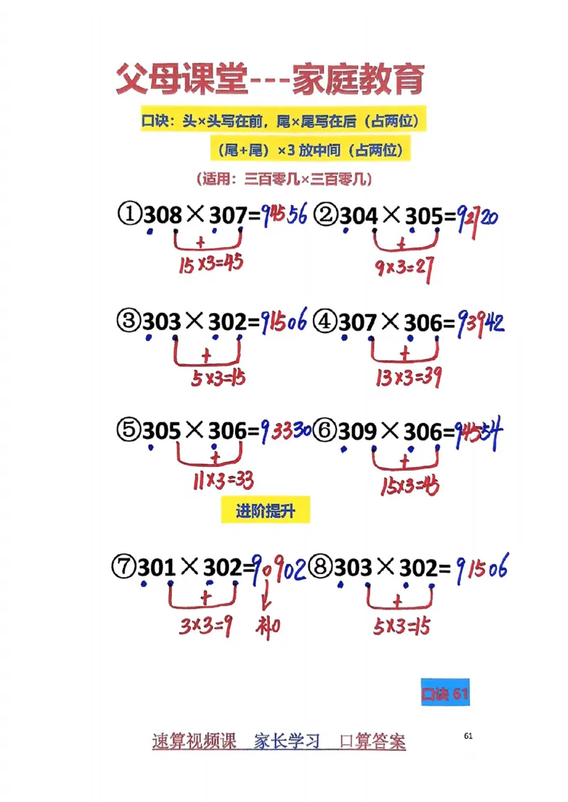 1_速算家长版2_小学全网线上同款资料_36号文件速算_速算