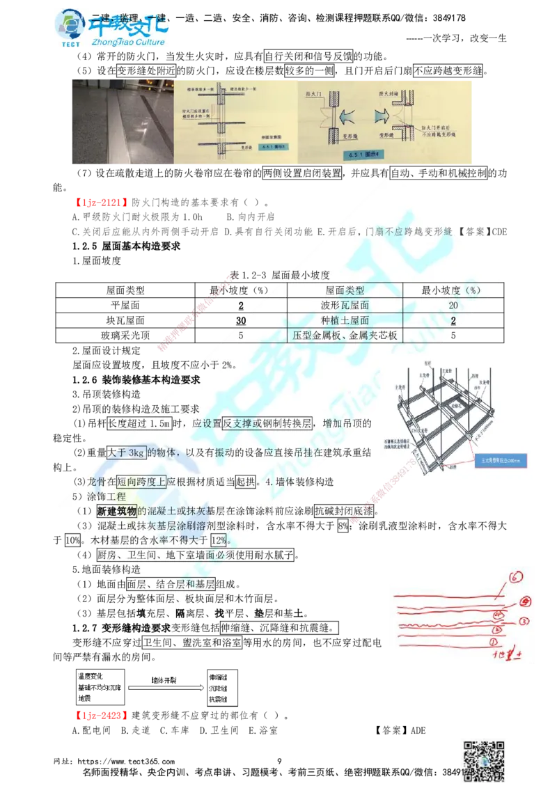 01.中教面授2d2025年一建《建筑实务》讲义_2026年一级建造师_2026年一建建筑_2025年一建建筑SVIP_02-基础精讲✿高端面授✿深度强化_56-建筑《精讲面授班》李星ZJ_课程讲义
