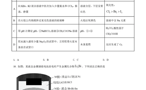 2021年高考化学试卷（辽宁）（空白卷）_历年高考真题合集_化学历年高考真题_新&middot;PDF版2008-2025&middot;高考化学真题_化学（按试卷类型分类）2008-2025_自主命题卷&middot;化学（2008-2025）(1)