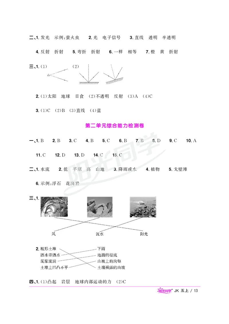 课时科学JK五上_2024年人教版小学数学一二三四五六年级上册下册期中期末试a0747_小学全科《同步练习+精品试卷》打包下载（1-6年级单元月考期中期末试卷）_小学科学