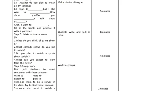 八年级英语教案：Unit5Doyouwanttowatchagameshow2_初中英语新版_最新人教版英语八年级上册_老版（含有参考价值）_01教案人教版初中英语八上（多版本）易提分旗舰店