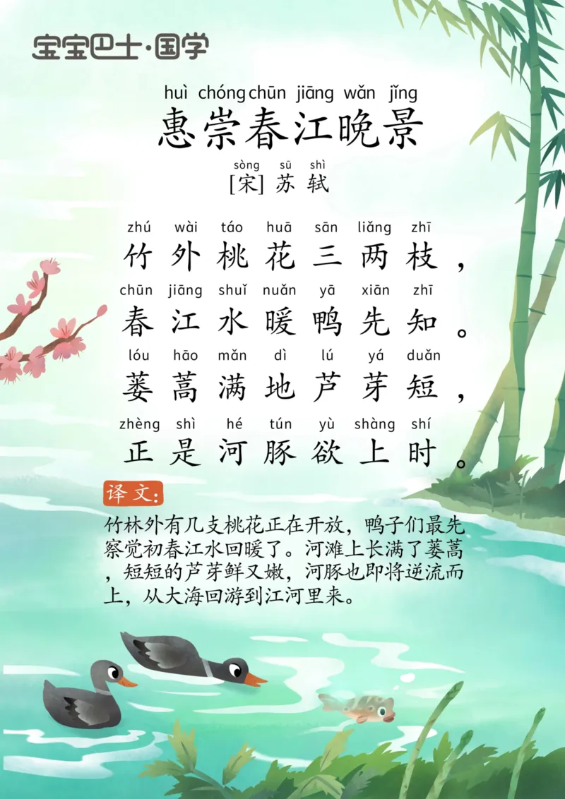 宝宝巴士古诗-中_幼小衔接全套_幼小衔接资料大全_幼小衔接资料1️⃣_幼小衔接语文_必背古诗