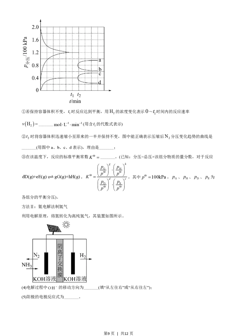 2021年高考化学试卷（湖南）（空白卷）_历年高考真题合集_化学历年高考真题_新&middot;PDF版2008-2025&middot;高考化学真题_化学（按年份分类）2008-2025_2021&middot;高考化学真题