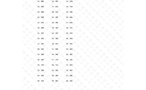 100以内&times;1位第41~60篇答案_小学数学口算竖式脱式计算应用题一二三四五六年级上下册电_小学数学口算题库电子版（1-6）_小学数学口算三年级_口算题适合3年级