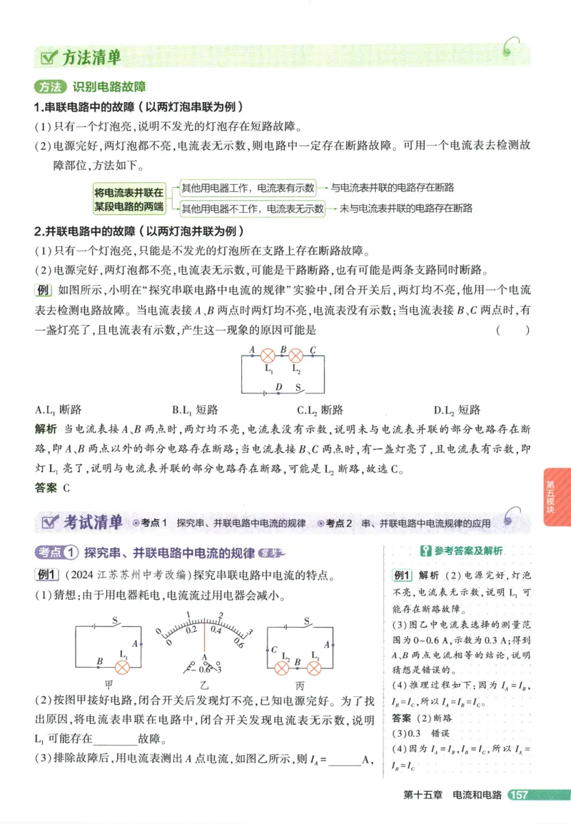 2026版53初中知识清单-物理