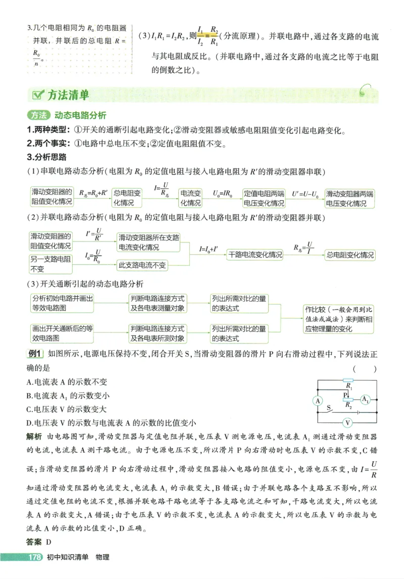 2026版53初中知识清单-物理