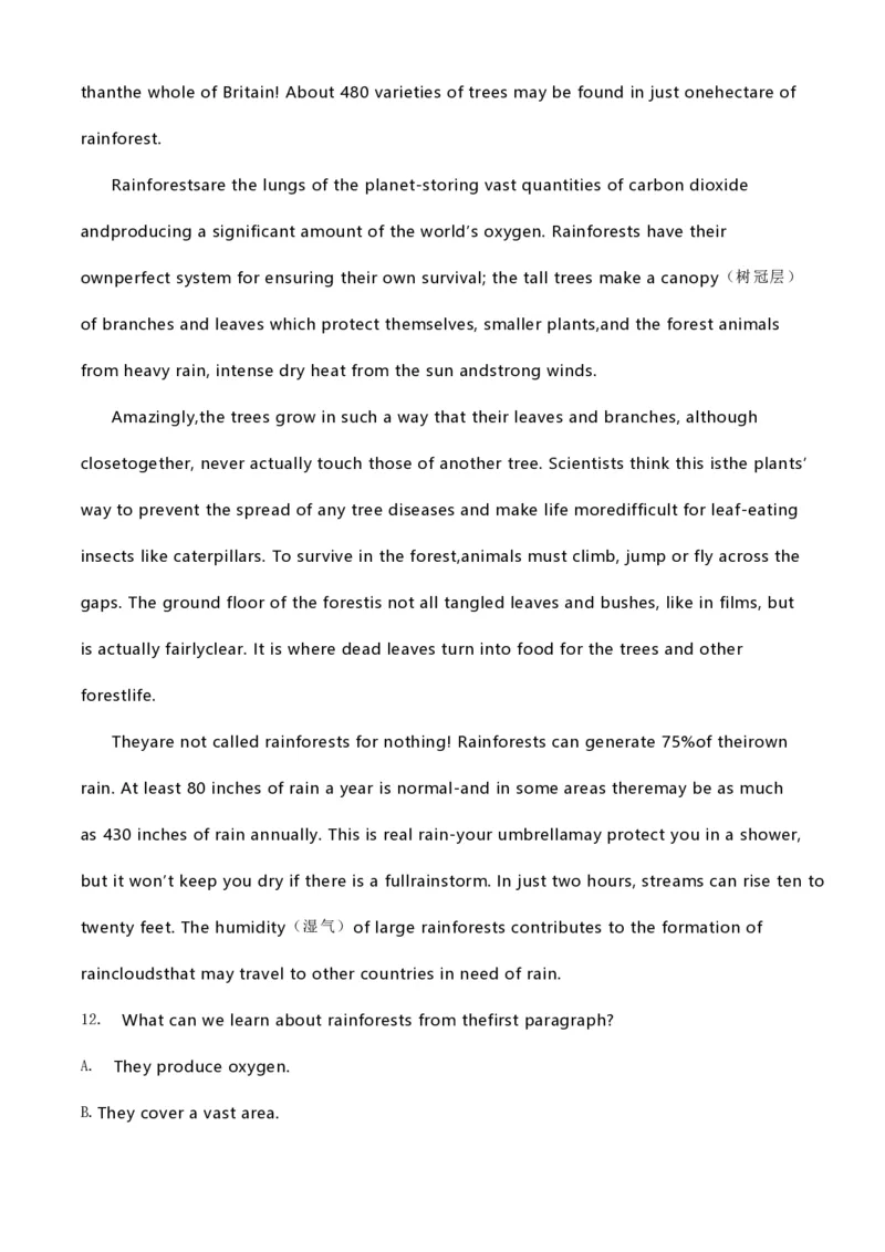 2020年高考英语试卷（新高考Ⅱ卷）（海南）（空白卷）_英语历年高考真题_新&middot;PDF版2008-2025&middot;高考英语真题_英语（按省份分类）2008-2025_2008-2025&middot;（海南）英语高考真题