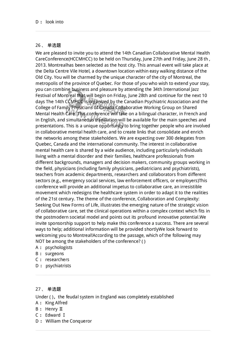 0-军队文职人员招聘考试《英语语言文学》模拟预测8-325798_军队文职(1)_01.军队文职真题-专业课_（全）版本一（历年真题+章节练习+模拟题）_英语言文学(军队文职)_预测模拟_纯题目