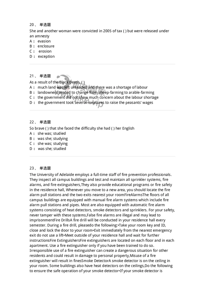0-军队文职人员招聘考试《英语语言文学》模拟预测8-325798_军队文职(1)_01.军队文职真题-专业课_（全）版本一（历年真题+章节练习+模拟题）_英语言文学(军队文职)_预测模拟_纯题目
