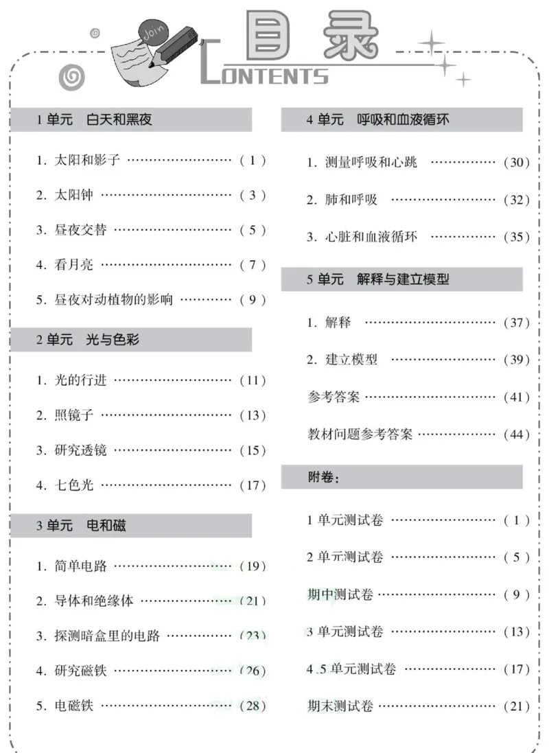 科学五年级上册苏教版_2024年人教版小学数学一二三四五六年级上册下册期中期末试a0747_小学全科《同步练习+精品试卷》打包下载（1-6年级单元月考期中期末试卷）_小学科学