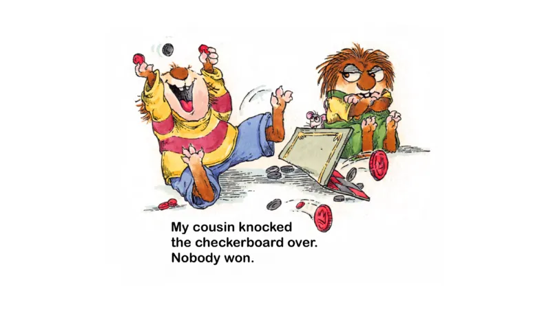 05.JustMeAndMyCousin_Frank（小毛怪）老师爆笑阅读单词课（50个故事3000词）_小炸毛爆笑故事单词课课件