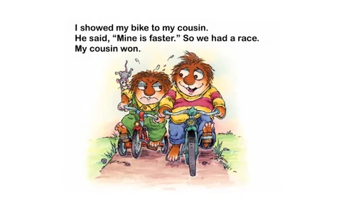 05.JustMeAndMyCousin_Frank（小毛怪）老师爆笑阅读单词课（50个故事3000词）_小炸毛爆笑故事单词课课件