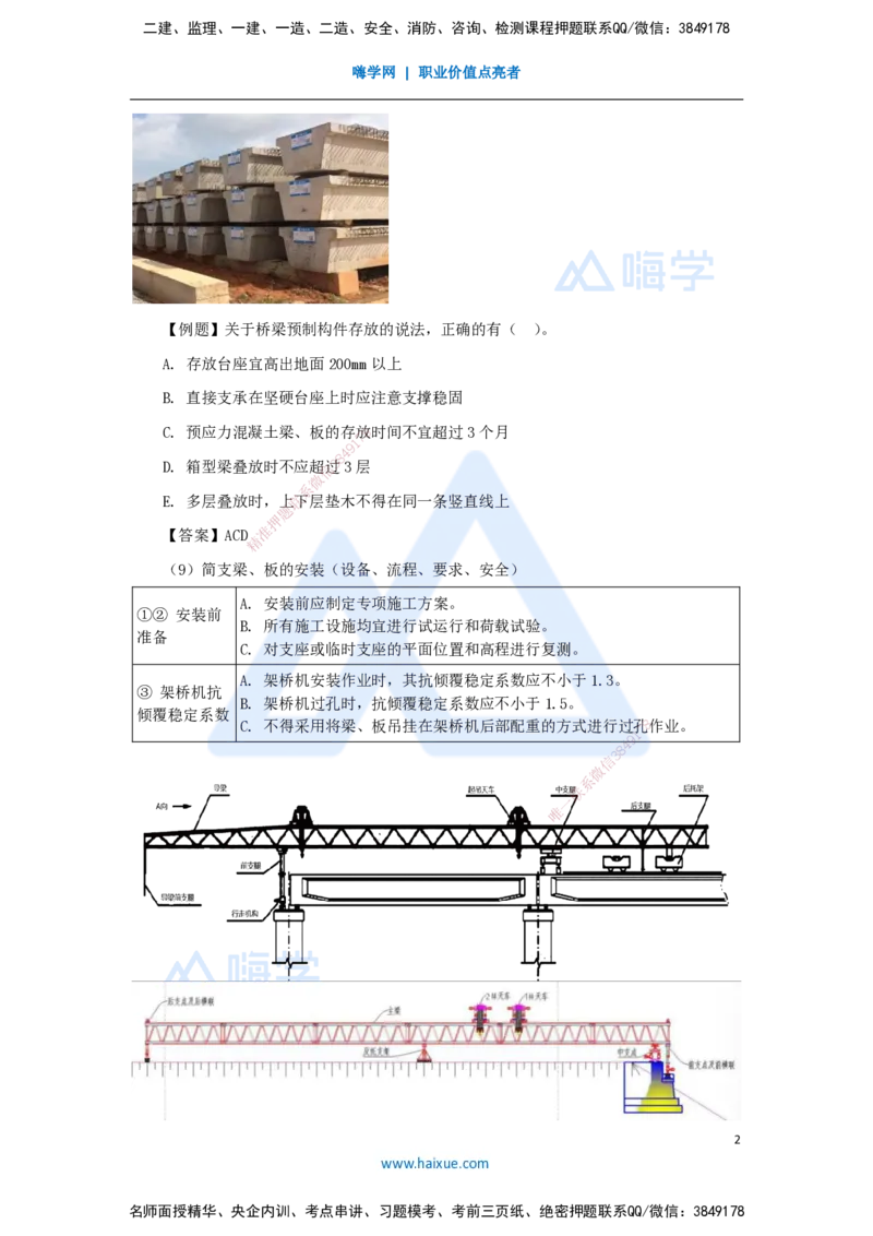 34.2025李昌春-名师精讲通关-第三章（34）梁式桥施工1_2026年一级建造师_2026年一建公路_2025年一建公路SVIP_02-基础精讲✿高端面授✿深度强化_20-公路《名师精讲通关》李昌春HX