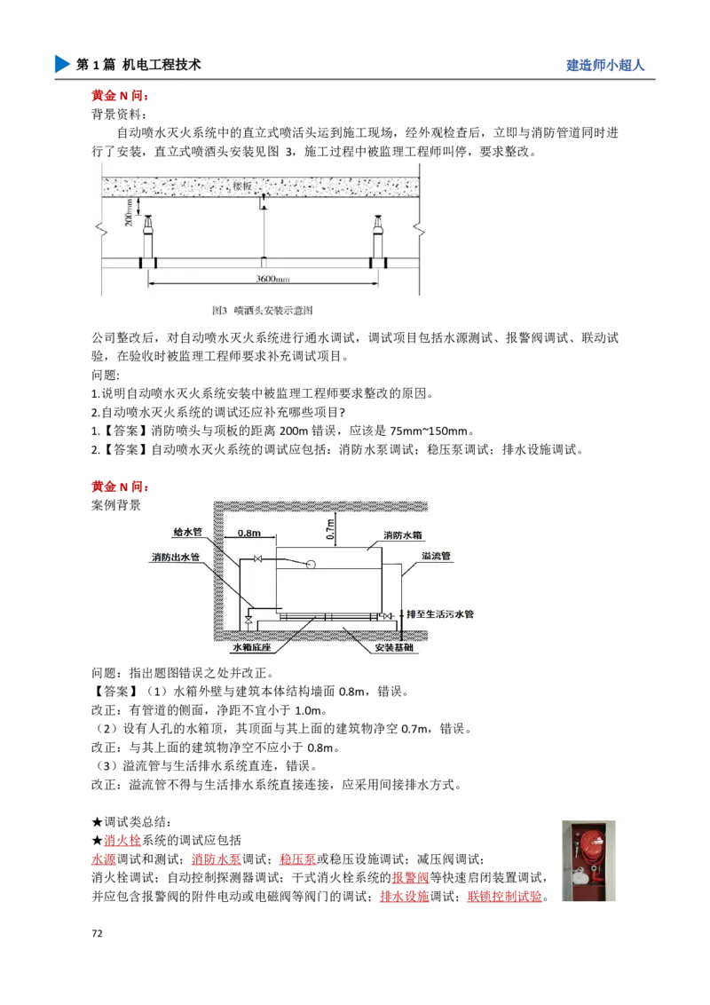 08.电梯、消防_2026年一级建造师_2026年一建机电_2025年一建机电SVIP_04-冲刺串讲✿考点强化✿小灶集训_18-机电《3D案例攻克》小超人SMR_讲义