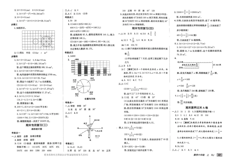 六年级数学上册人教版24秋《非常海淀单元测试AB卷》_2024年人教版小学数学一二三四五六年级上册下册期中期末试a0747_期末总复习_《非常海淀单元AB卷》24秋