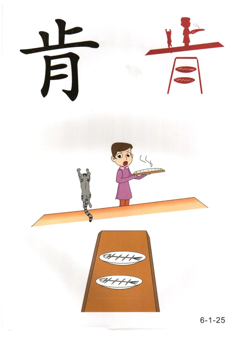 识字看图识字记忆闪卡-第六集_幼小语数英专项资料_幼小语文专项