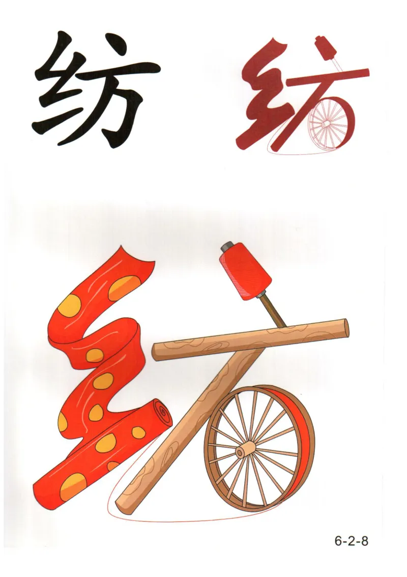 识字看图识字记忆闪卡-第六集_幼小语数英专项资料_幼小语文专项