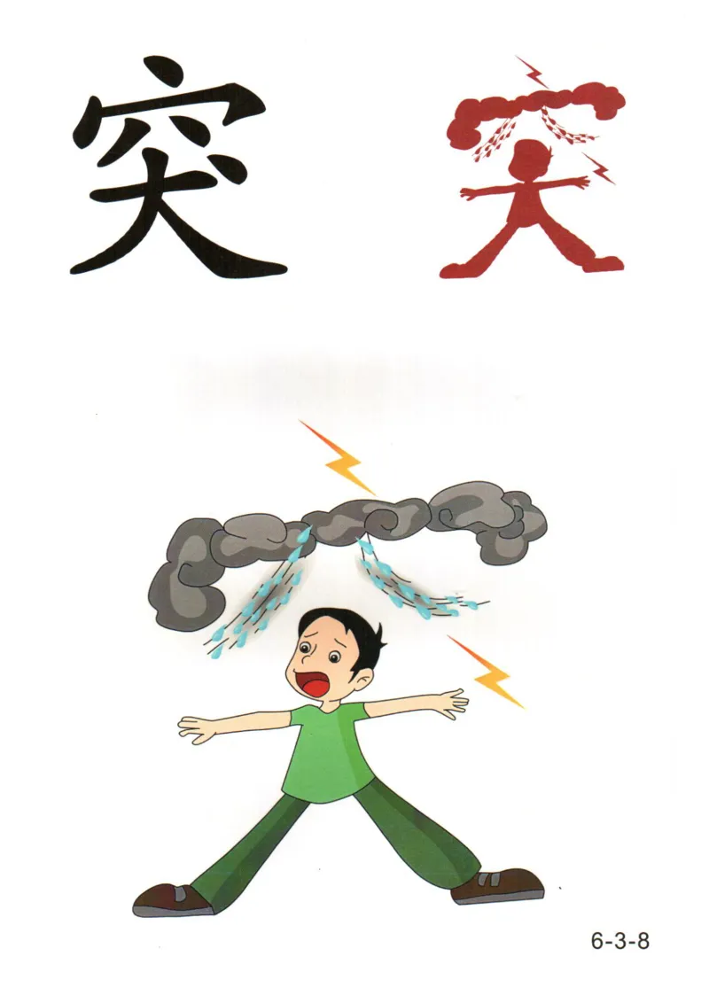 识字看图识字记忆闪卡-第六集_幼小语数英专项资料_幼小语文专项