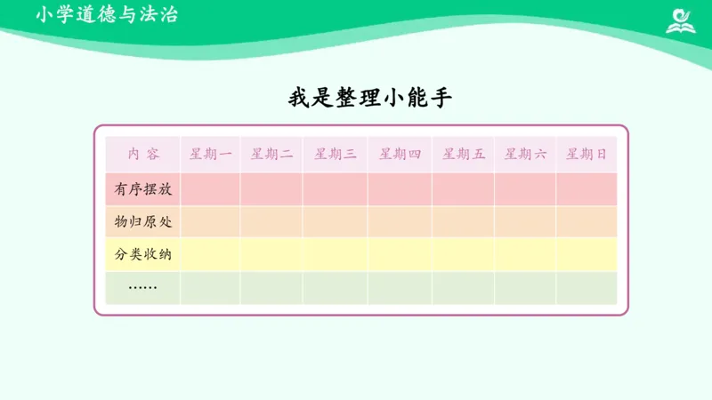 12让我自己来整理_课件_一年级上下册资料_小学一年级学习资料-25年更新版_1-08、小学一年级道德与法治下册_课时练与课件